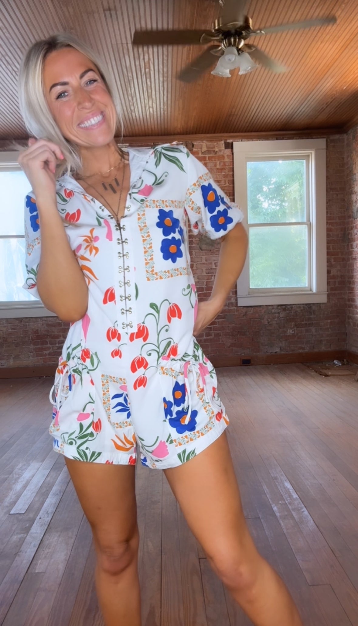 Floral romper